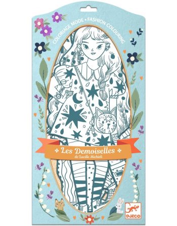Les demoiselles - figuras para colorear