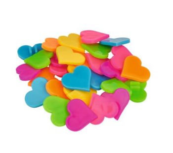 Clips para radios de bicicleta