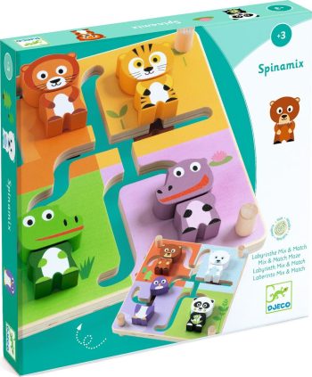 Laberinto mix & match Spinamix Djeco