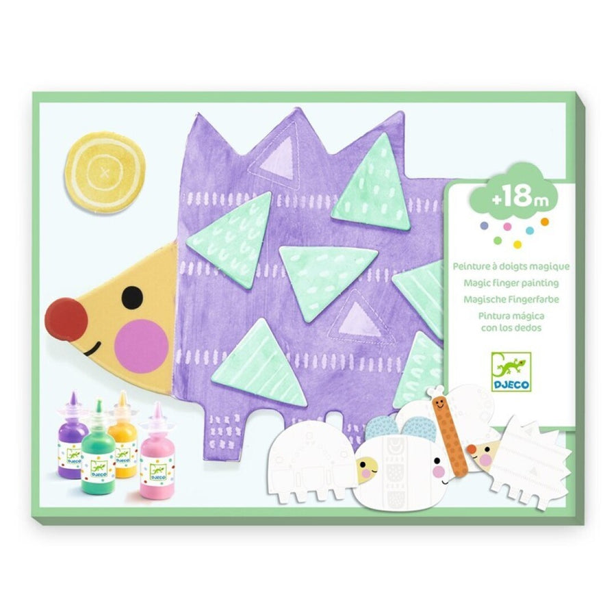 Pintura mágica con los dedos formas