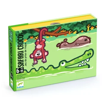 Safari Croco Djeco juego de cartas