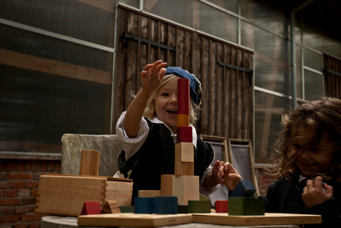 Rainbow blocks XL con saco 30 piezas