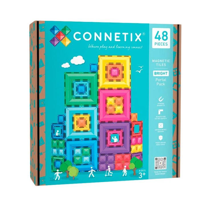 Connetix Bright Portal 48 piezas